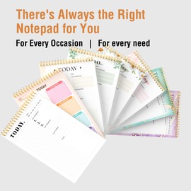 Forvencer To Do List Notepad with 52 Sheets (6.5 x9.8), To Do List Notebook for Work, Undated Daily Planner Organizer for Tasks Checklist & Goal Planning, To Do List Perfect for Office, School