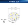 Bettomshin LED Chip Circular Module 3W Aluminum Pure White 6500K