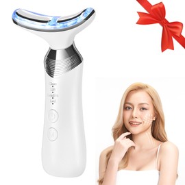 CARER SPARK CARER SPARK Facial Massager Device Anti-Wrinkle, 4-in-1 RF Neck Face Massage Device EMS Vibration Light 4 Modes for Anti-Aging Lifting & Firming Skin Care