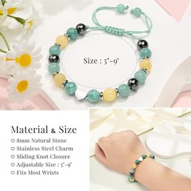 To My Niece Positive Remind Sparkle, Beaded Bracelet Gift, Christmas Birthday Back to School Gifts