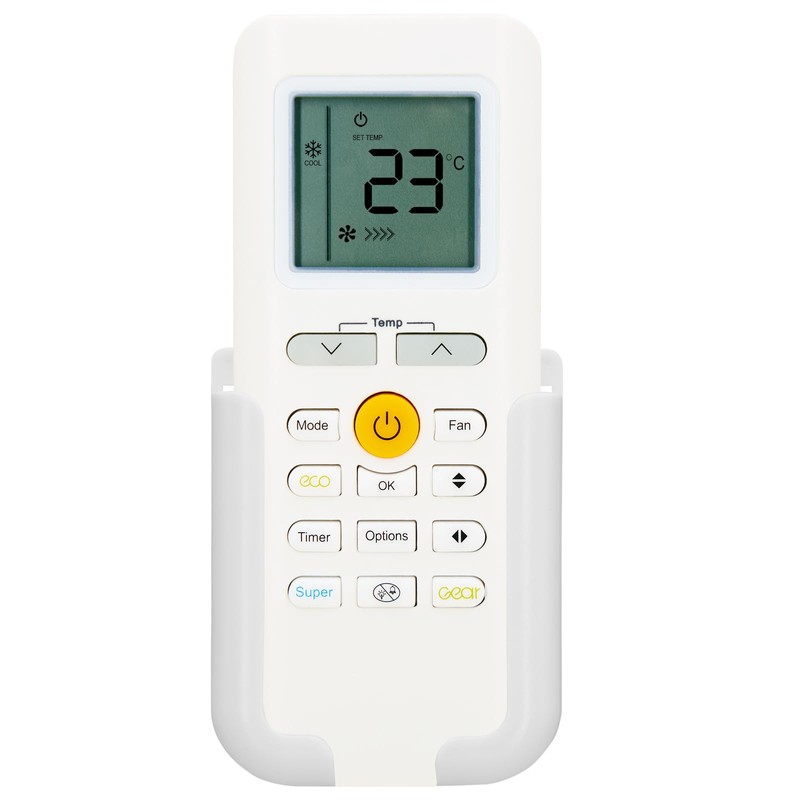 Replacement Air Conditioner Remote Control for Midea RG70E/BGEF,with Wall Mounting