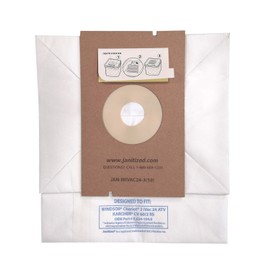 Janitized JAN-WIVAC24-3(10) Premium Replacement Commercial Vacuum Bag for Windsor Chariot 2 iVac 24 OEM # 8.634-104.0 (Pack of 10)