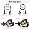 ZTZ MTB Hydraulic Disc Brake Set, 4 Piston Hydraulic Brakes