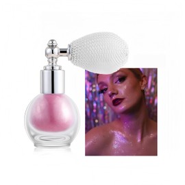 MAEPEOR Highlighter Powder Spray Shimmer Sparkle Highlighter Powder Glitter High Gloss Spray for Face Body Cosmetic (Color 07)