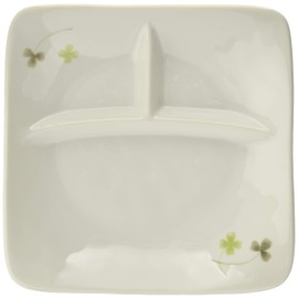 Mino Ware Square Lunch Plate Clover 131470