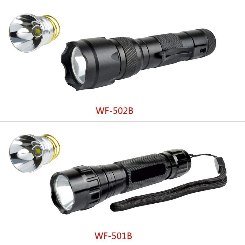 2 Pack LED Flashlight Replacement Bulb, Single Lighting Mode White