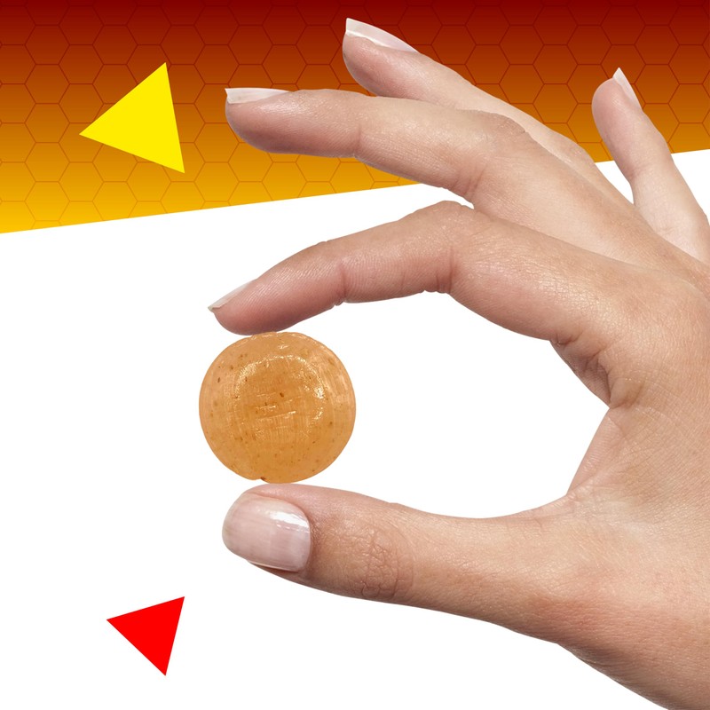 Honey and Ginger Hard Candy, Individually Wrapped (1 Pound Bag