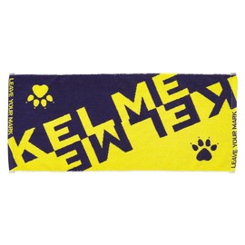 Kelme Football Futsal EQUIPMENT Sports Towel, Navy x Yellow (720), One Size Fits All KC23S001
