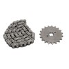 428 19T 17mm Sprocket with 428 60 Links Chain Steel