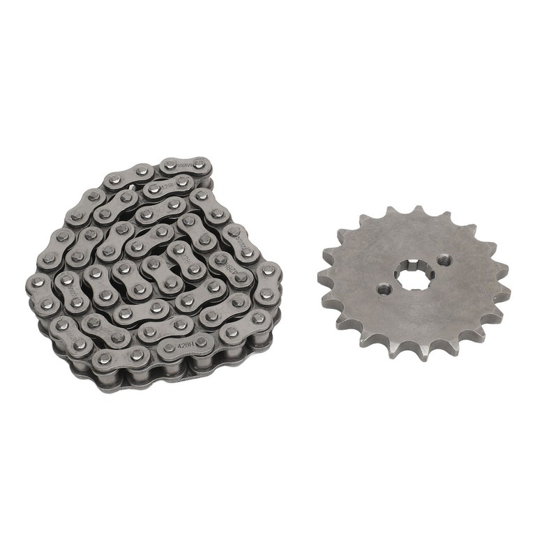 428 19T 17mm Sprocket with 428 60 Links Chain Steel