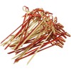 NUOLUX Cocktail Pin, Fruit Picks, Bamboo Disposable Forks, 3.5 inches