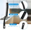DRERIO Crevice Cleaning Brush, Bending Brush Design, 4 Pieces