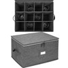 Stemware Storage Cases, Wine Glass Storage Box Containers for Glassware