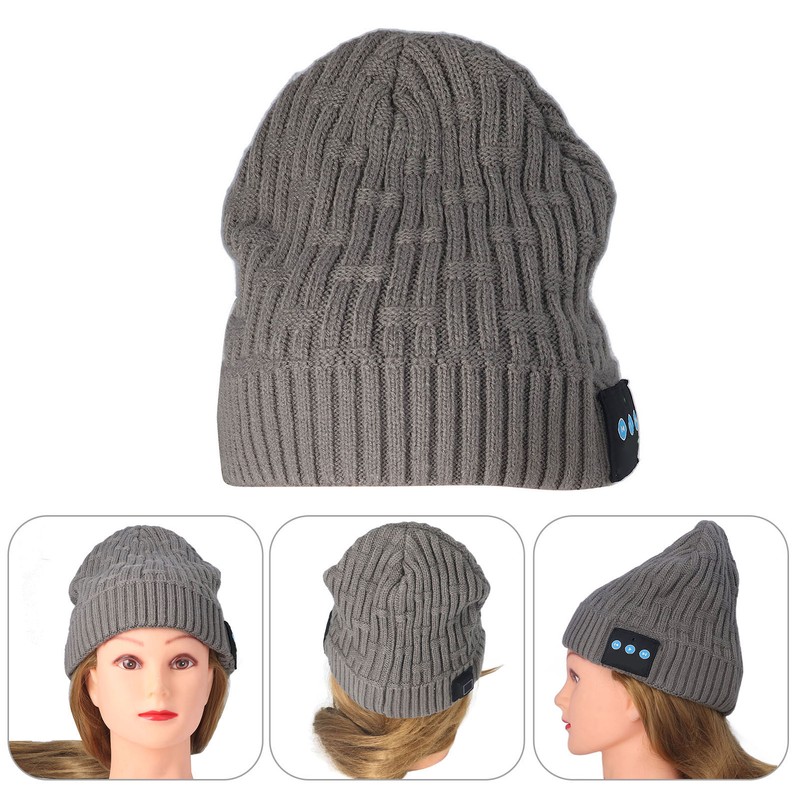 Bluetooth Hat Winter Warm Knit USB Smart Music Wireless Hat