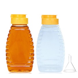 THYULIFE - Botella exprimida de miel, paquete de 2