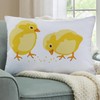 CafePress Baby Chicks 20" x 14" Rectangular Throw Pillow