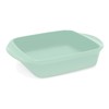 Chantal Classic 8 inch Ceramic Square Baker, 2 quart, Sage