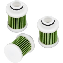 3pcs Fuel Filters for Yamaha F30 F40 F50 F60 F70 F75 F90 F115 LF115 T50 T60 50HP - 90HP, 2006 and Newer, 18-79799, 6D8-WS24A-00-00, 6D8-24563-00-00