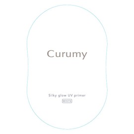 Curumy Silky Glow UV Primer 01 White, 1.1 oz (30 g), For Those Who Want a Transparent, Beauty Moisturizing Ingredients [Silk, Sodium Hyaluronate, Ceramide NP] UV Absorber Free Formula SPF 50+ PA++++