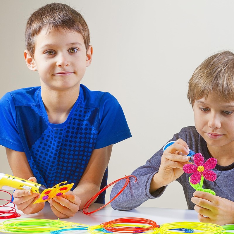sourcing map 2 Pcs 3D Pen Filament, 1.75mm Dia 33ft