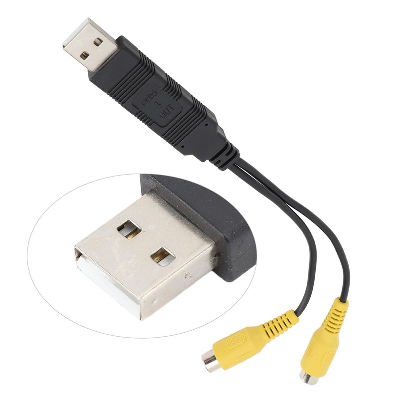 USB to CVBS Video Output Adapter HD Video Easy to