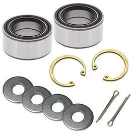 BossBearing Both Front Wheel Bearings Kit for Polaris RZR 800 EFI 2010 2011 2012 2013