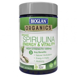 Bioglan Buy Bioglan Organics Spirulina 1000mg 200 Tablets Online | Chempro Chemists