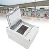 Circuit Breaker Distribution Box Open Mounting IP65 Waterproof 5 Way