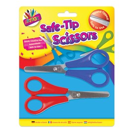 Art Box Safe tip Scissors, Mixed, 19.5 cm by 15.5 cm by 0.6 cm