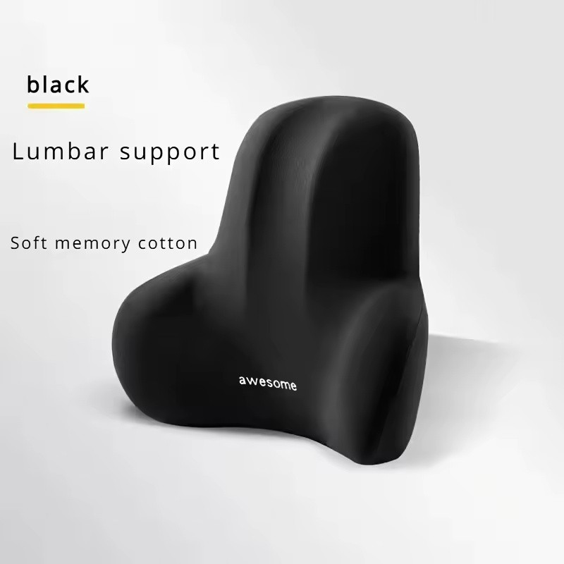 Memory Foam Lumbar Support Cushion for Car & Office Chair