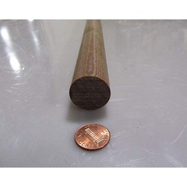 Micarta Canvas CE Phenolic Round Rod 1.00" (1") Diameter x 48" Length 1 Unit