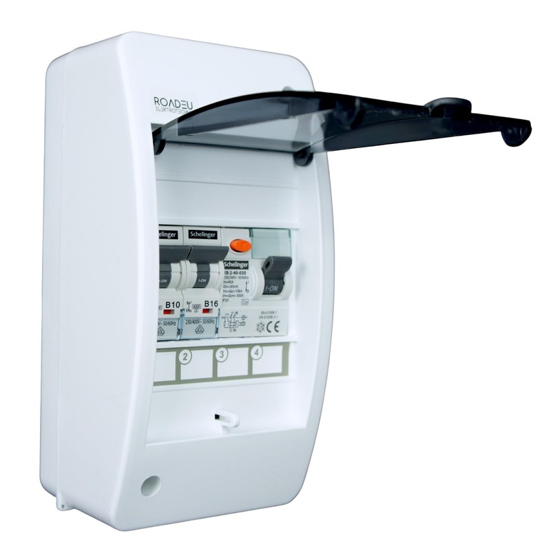 RoadEu Surface-Mounted Fuse Box 230 V FI 40 A 30