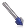Mesee 4 Pieces 90 Degree V Groove Router Bit Set,