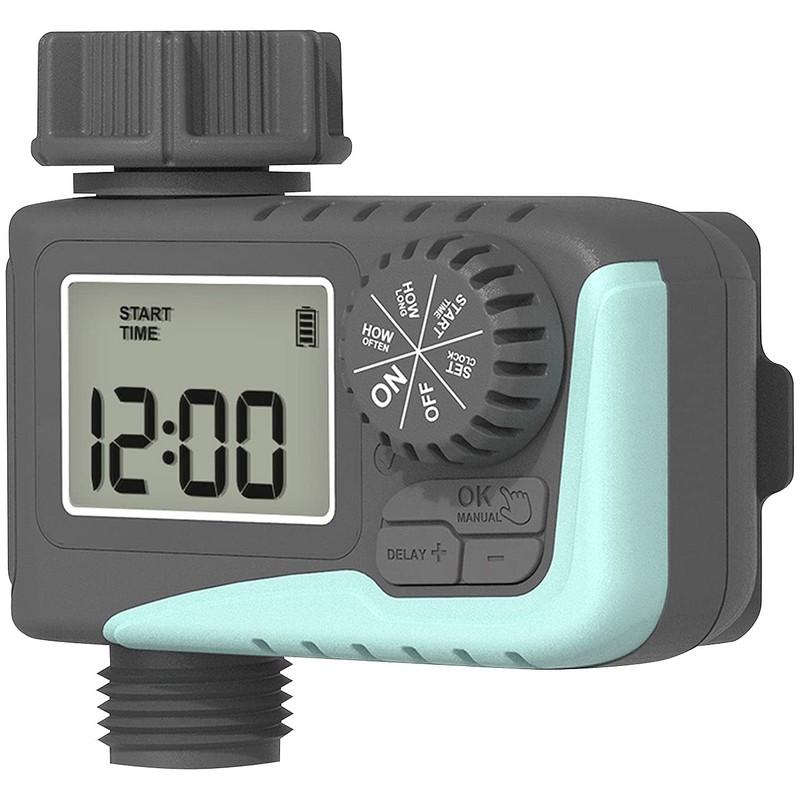 Royal Gardineer Watering Garden: Digital Irrigation Computer with LCD Display