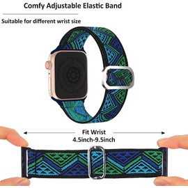 Blueshaweu for CMF Watch Pro 2 Band, 22mm Stretch Elastics Nylon Adjustable Replacement Strap Accessories for Men & Women Compatible for CMF Watch Pro, Watch Pro 2 Smartwatch (Blueprint)
