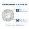 Welvzen 1/4" Spacer for Tub Spout, Flange Trim Ring for