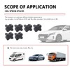 Fahgaer 6PCS Car Coil Spring Spacers, Heavy Duty Rubber Coil