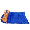 Dog Sleeping Bag Blue with Storage Bag Polyester Warm Waterproof