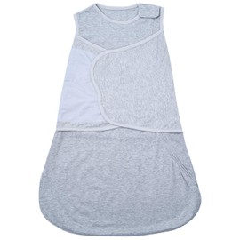 AugTwig Sleepsack Swaddle,Adjustable Wearable Baby Sleep Sack XL,Miracle Swaddles for Babies Large,100% Cotton,6-12 Months(Gray)