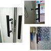YUANQIAN Chrome ABS Shower Door Handle | 145mm (14.5cm) Hole