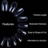 500 Pcs Nails Uñas Postizas Full Cover Nail Uñas Falsas