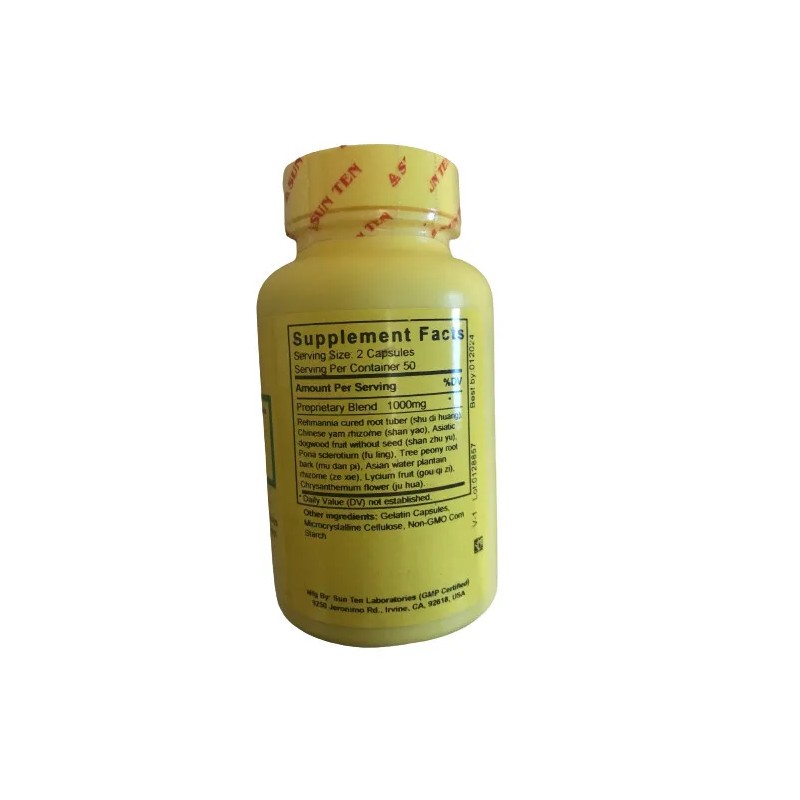 Sun Ten-Lycium, Chrysanthemum & Rehmannia Formula, Capsules/Qi Ju Di Huang