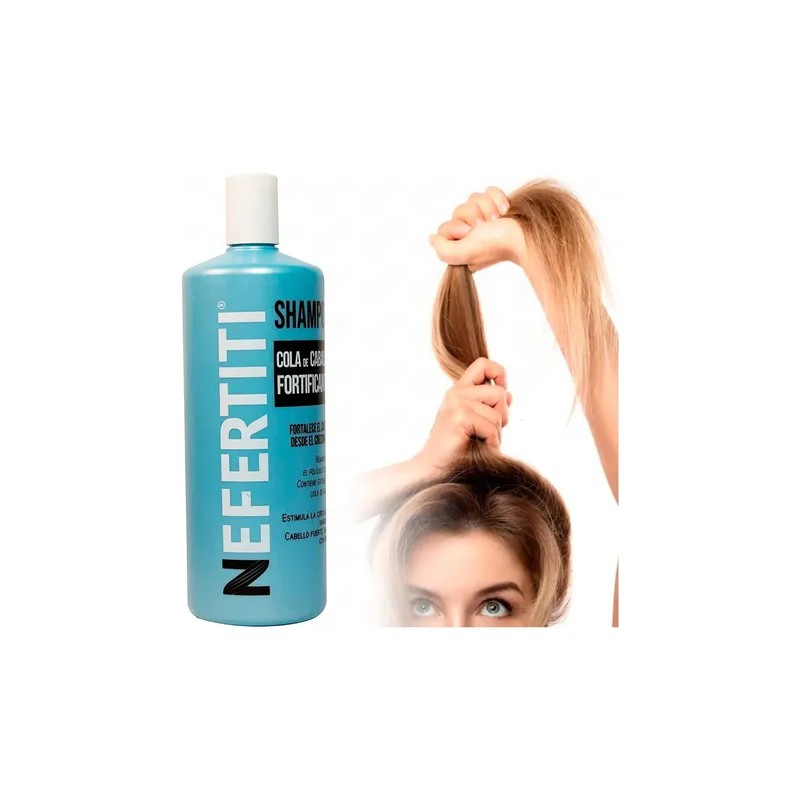 Shampoo Cola De Caballo Para Crecimiento Nefertiti De 1 Lt