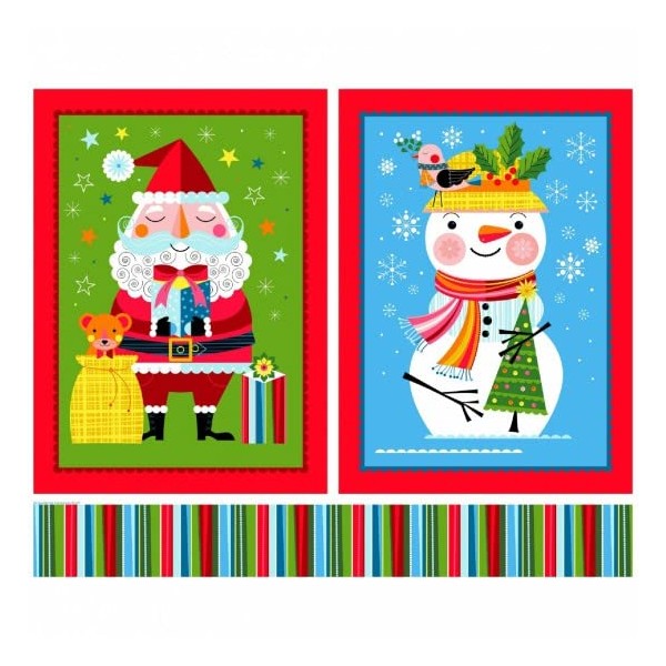 Santa Sack Fabric - Christmas Santa Sack - Cotton -