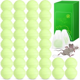 Mouse Rodent Repellent 36 Pack Peppermint Oil for Mice Squirrel Rats Spider Pests Repellent Indoor Outdoor Use, Mice Repellent Mouse Deterrent for Car Engines House Family & Pet Safe