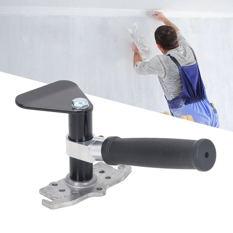 Flat Box Extension Handle Aluminium Alloy Adjustable Drywall Flat Finisher