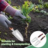 HARFINGTON 12pcs Garden Hand Shovels 11.81 x 2.95 Aluminum Transplanting