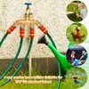 XIBETEO 4 Way Heavy Duty Solid Brass Garden Hose Splitter