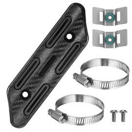 POPETPOP Muffler Guard Muffler Heat Guard ABS Muffler Cover Motorcycle Heat Shield Motorcycle Protector Protective Parts