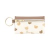 FLOWERING Smart Key Pouch Teddy Bear Pattern GKP0025-BR (Brown) [For